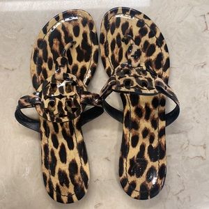 Tory Burch limited edition cheetah sandals size 8.5
